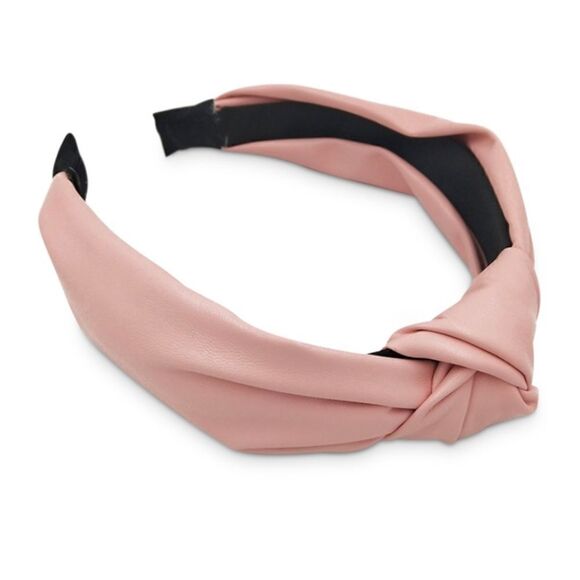 NWT Inc International Concepts Vinyl Knotted Headband - Picture 1 of 3